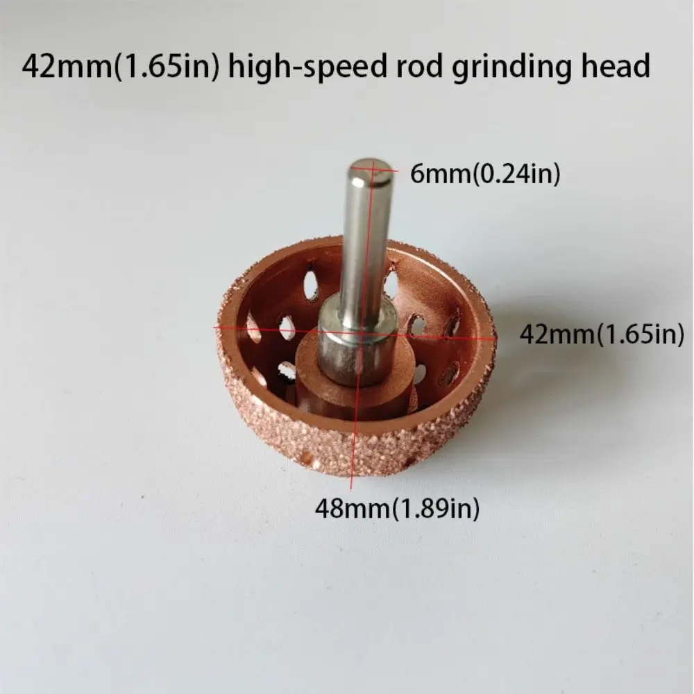 Raspa in metallo duro Strumento di riparazione pneumatici Lega di tungsteno Testa di molatura a grana grossa Strumento patch tipo ciotola ad alta velocità e bassa velocità