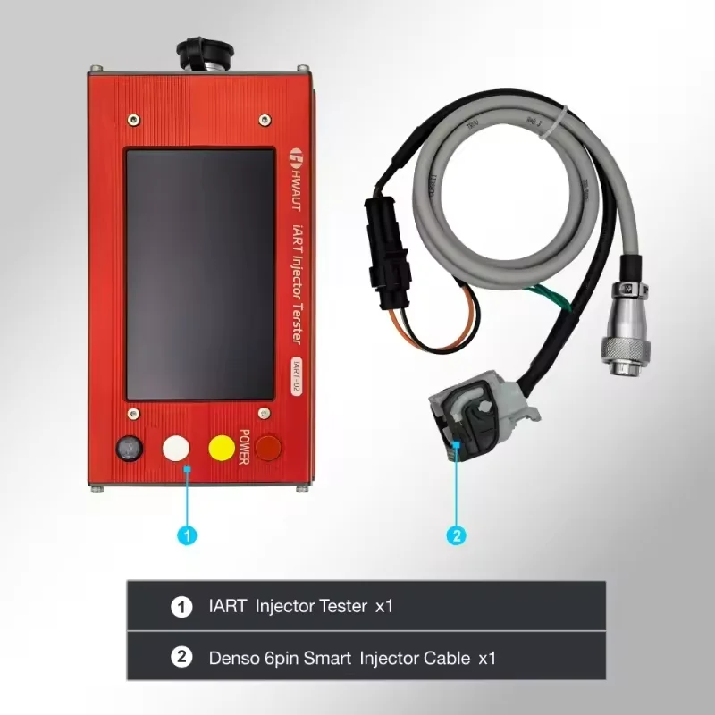 YAO For Denso 6-Pin Portable IART Injector Tester Smart Injectors Testing Voltage Inductance Resistance Temperature Pressure
