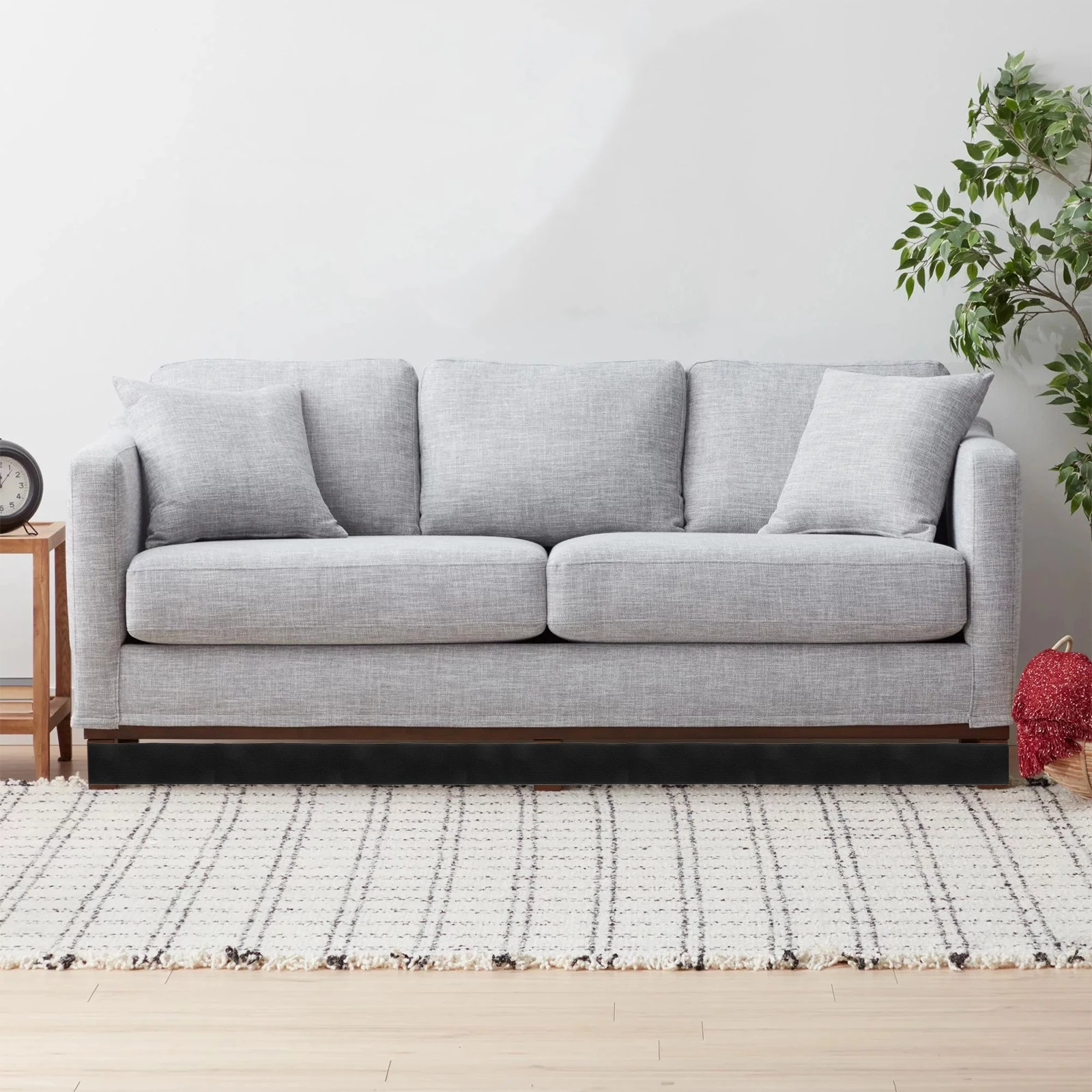 

Nylon Sofa Blocker Under Gap Bumpers Home Use Cuttable Long Lasting Couch Guards Under Sofa Furniture Blockers For Gap Couch