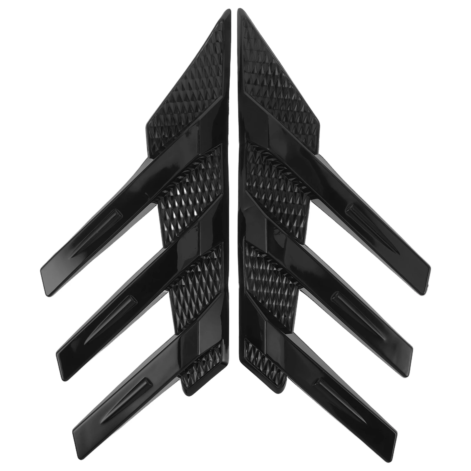 

1 Pair Universal Car Rear Window Side Spoiler Trim Enhances Aerodynamic Performance Weather Resistant Tpu Material Easy