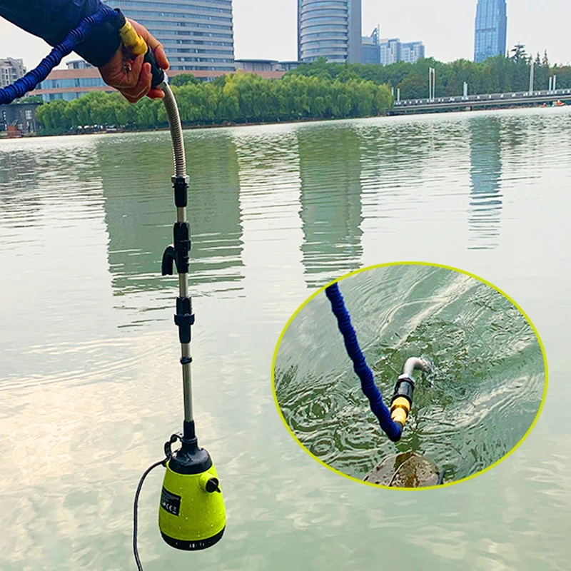 

Насос с литиевой батареей, наружный водяной насос, небольшой бытовой всасывающий насос для воды, насос для дождевой воды, погружной насос