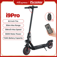 iScooter i9Pro Electric Scooter 350W Scooter for Adults 7.5Ah 30km/h Foldable Scooters 8.5inch Honeycomb Tire Kick Scooter