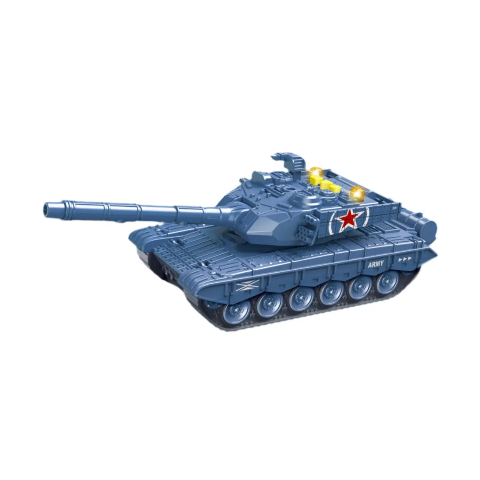 

Tank Toy with Lights and Sounds Kids Play Vehicle for Child Holiday Present