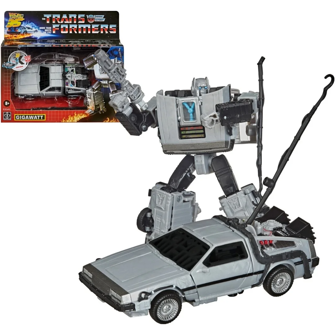 

Игрушки Transformers Generations Collaborative: серия «Назад в будущее» — фигурка Гигаватт 35 Edition, 5,5 дюйма, подарок
