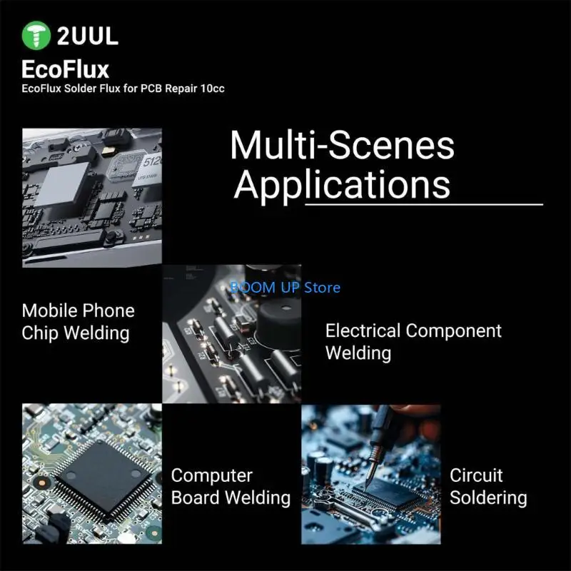 

Поток пайки для техников и любителей мобильных устройств Чип и сварка процессоров с легким применением и без остатков B46A