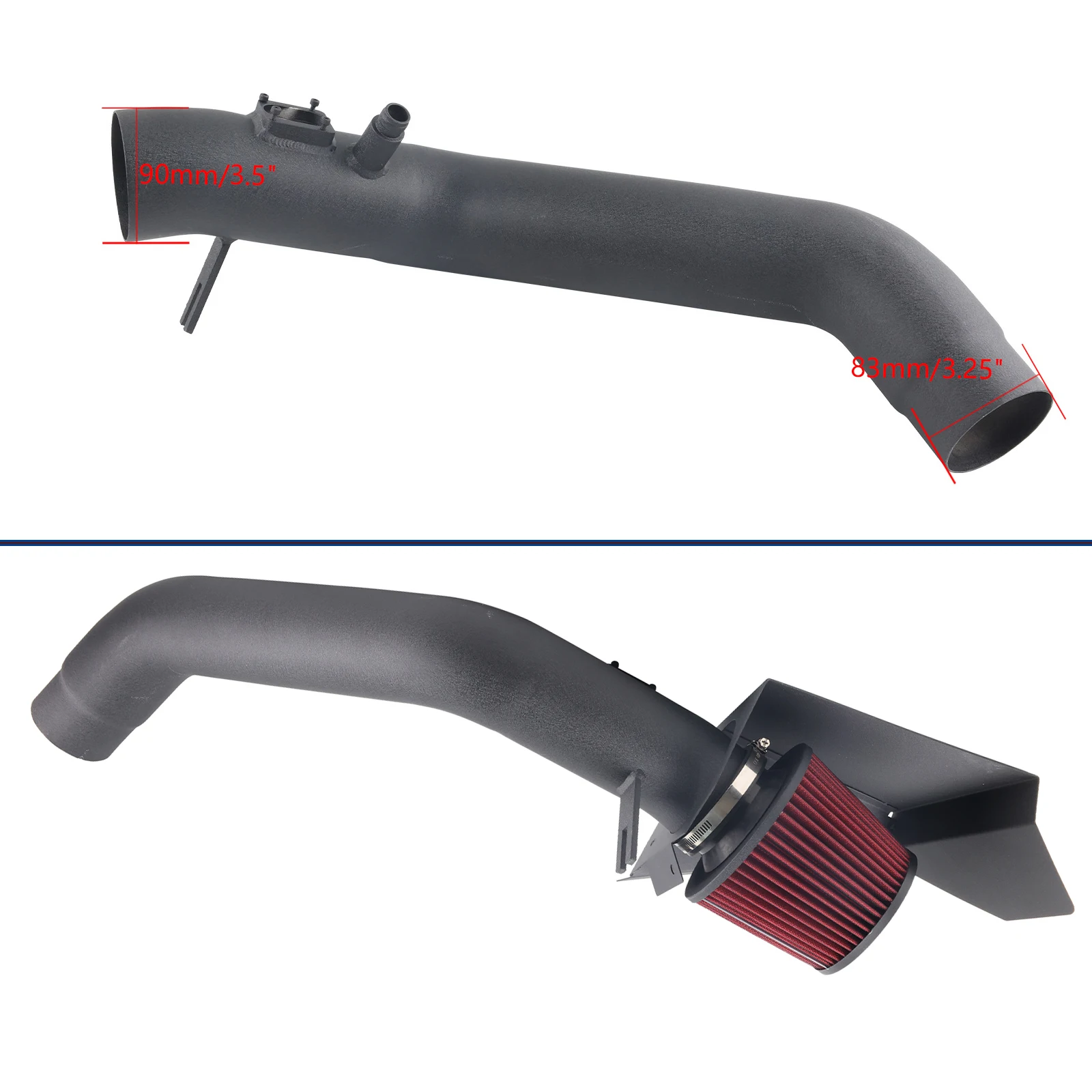 ประสิทธิภาพชุดไอดีอากาศสําหรับ BMW 12-15 335i /14-16 435i M235i / 16-18 M2 N55 3.0L TURBO