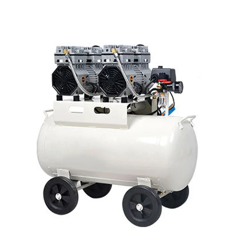 

Small Air Compressor50L Oil-free Silent Air Compressor Machine Dental Laboratory Mobile Air Compressor Machine 1PC