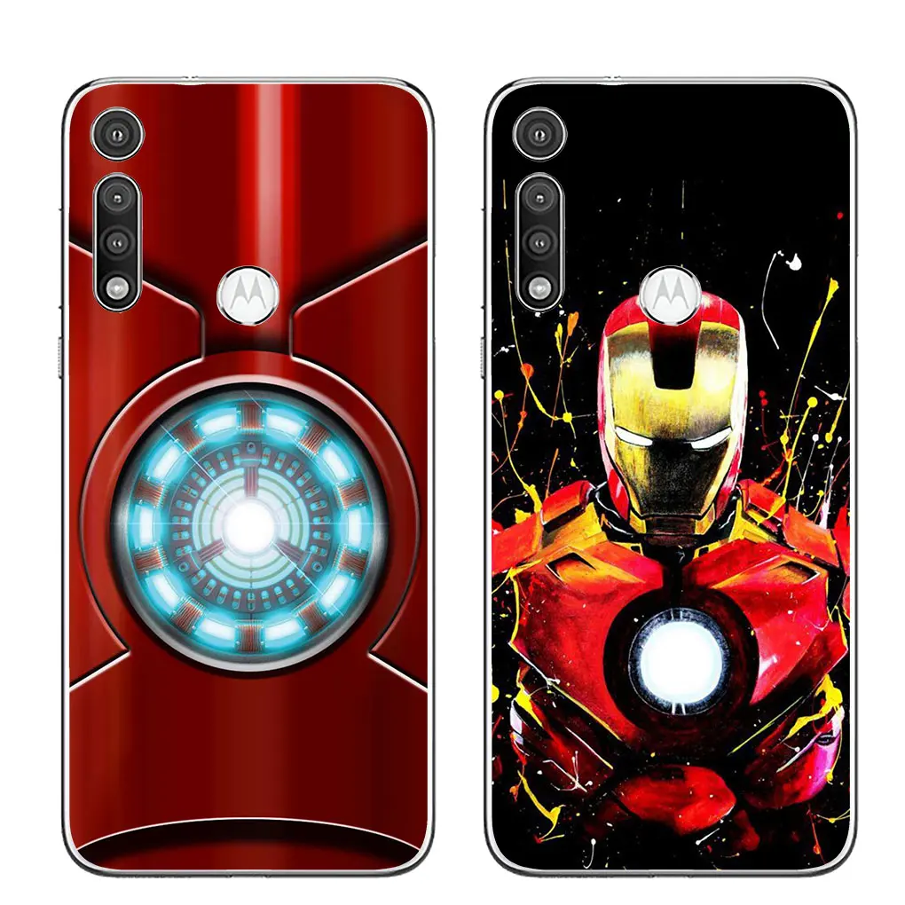 Marvel IronMan Super hero Iron Man Cover Phone for Motorola Moto G13 G14 G53 G54 G62 G72 G82 G84 E13 E20 G42 G32 G23 G22 Case