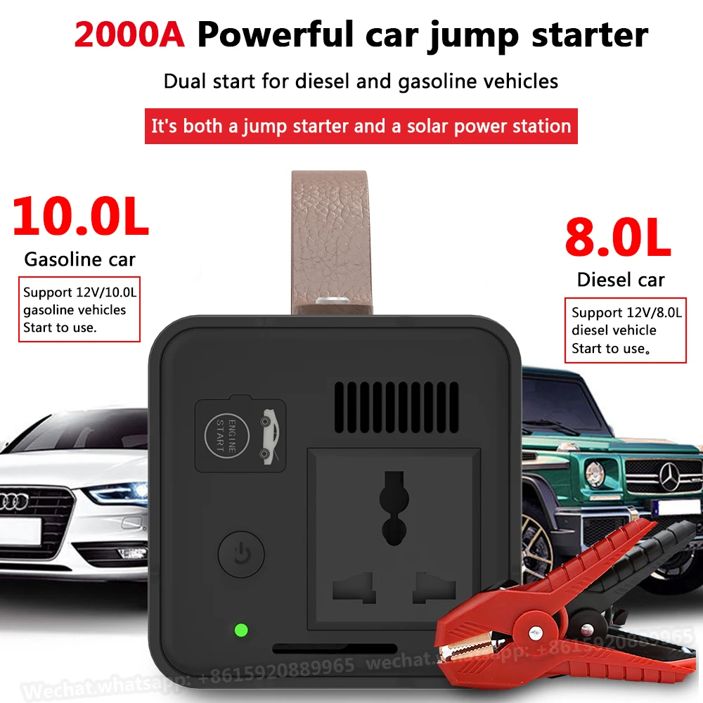 China New Design 200W AC 220V EU US Portable Rechargeable Power Station for Outdoor Camping