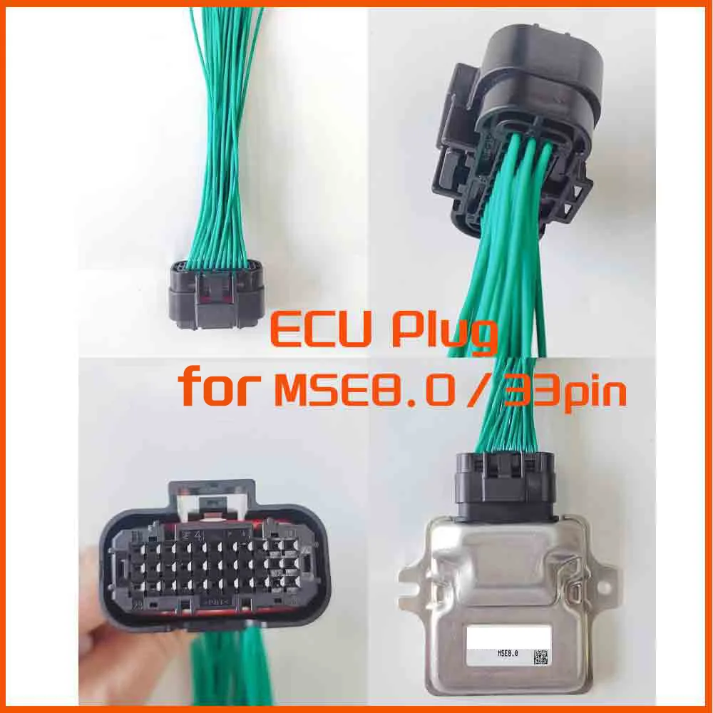 unidade-de-controle-central-ecu-plug-conector-de-diagnostico-de-falhas-de-motocicleta-para-mse80-33pin-pbt-material-resistencia-ao-calor