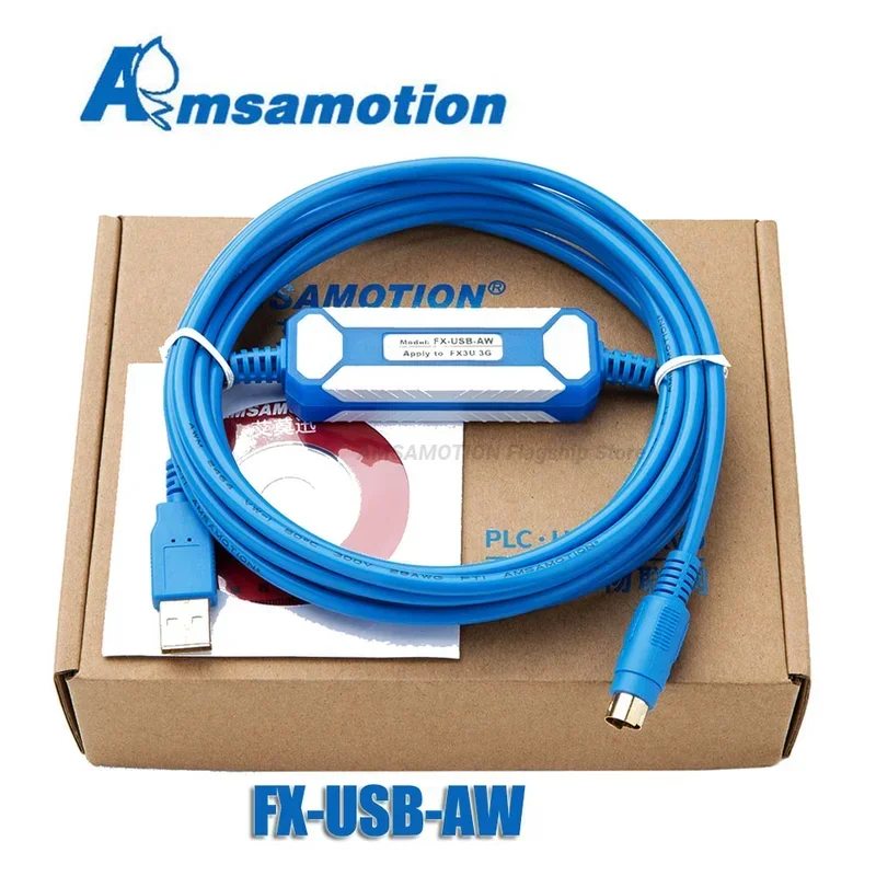 Кабель для программирования и передачи данных FX-USB-AW для ПЛК Mitsubishi FX3U FX3G