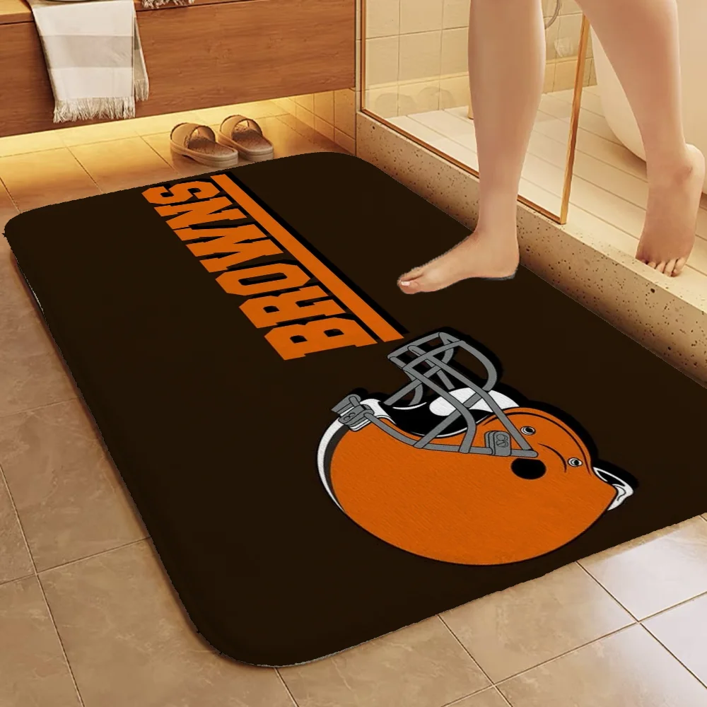 Sofa Mat C-Cleveland Browns Aesthetic Room Decoration Kitchen Rug House Entrance Mat Doormat Entrance Door Carpet for Kitchen