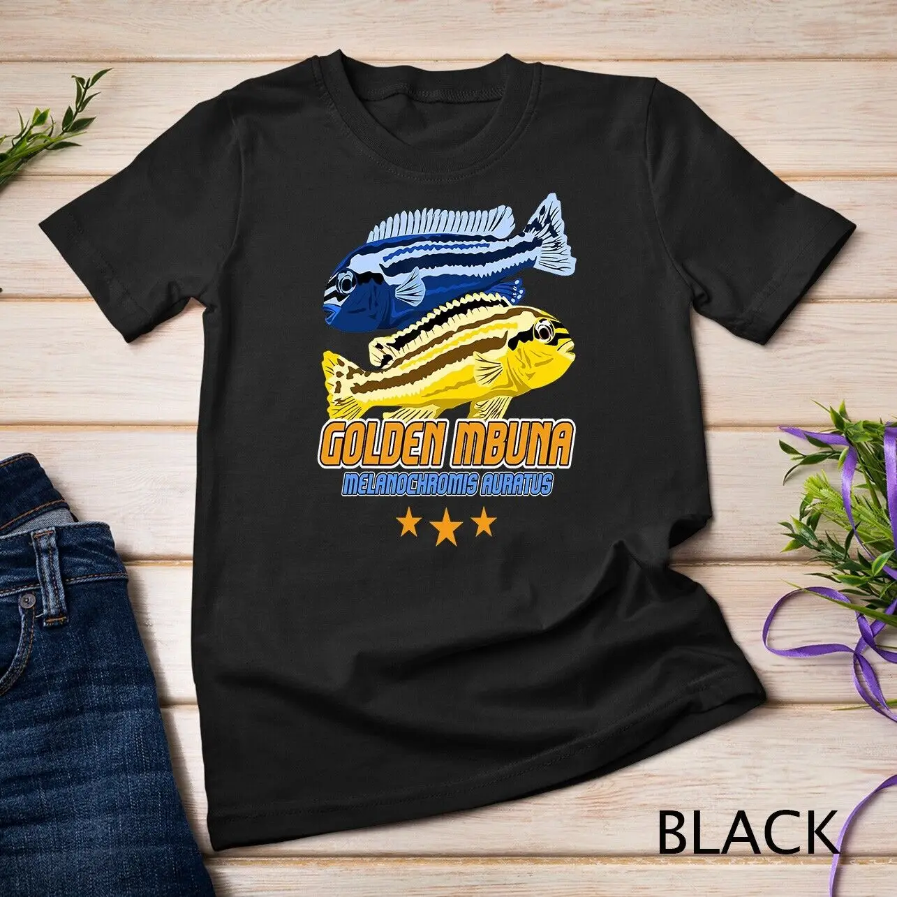 

Golden Mbuna Lake Malawi Cichlid Aquarium Fish Keeper T shirt
