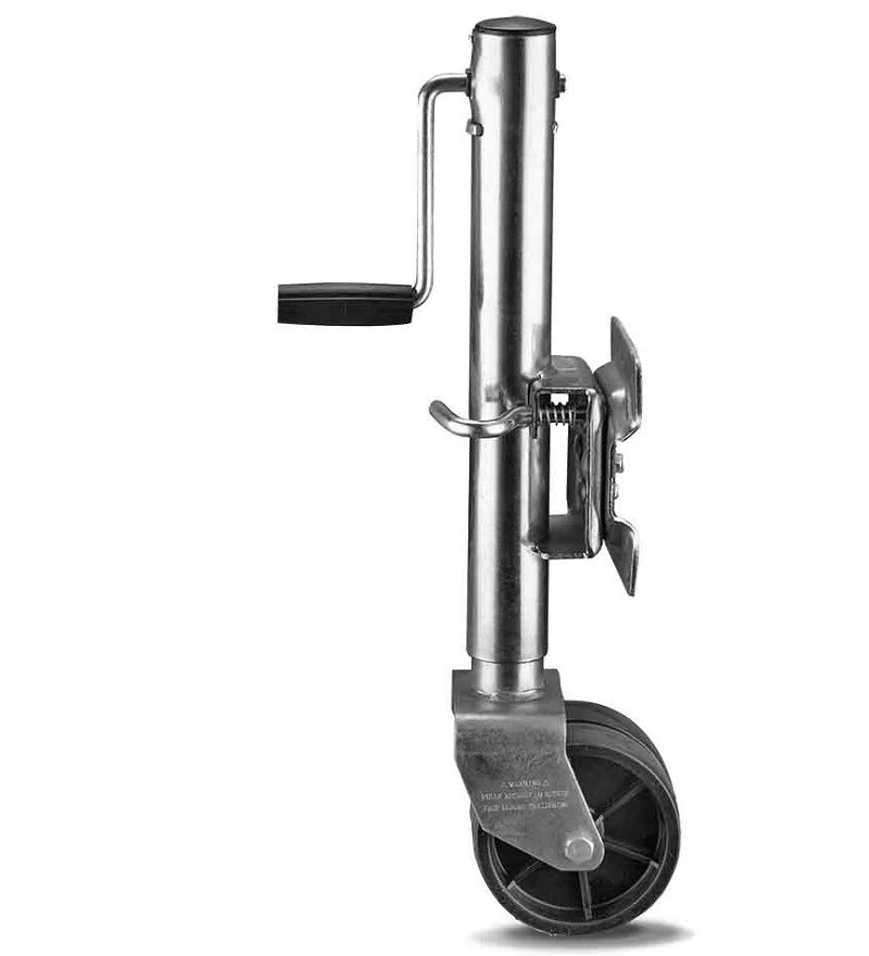 8 Inch Guide Wheel Trailer Jack Hand Crank Modification Parts for RV Yacht Trailer Bracket