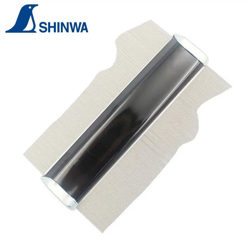 

SHINWA Profile Gauge For Any Shape Special Arc Ruler Shape Taking Decorative Building Tools for Carpenter Designer Installer