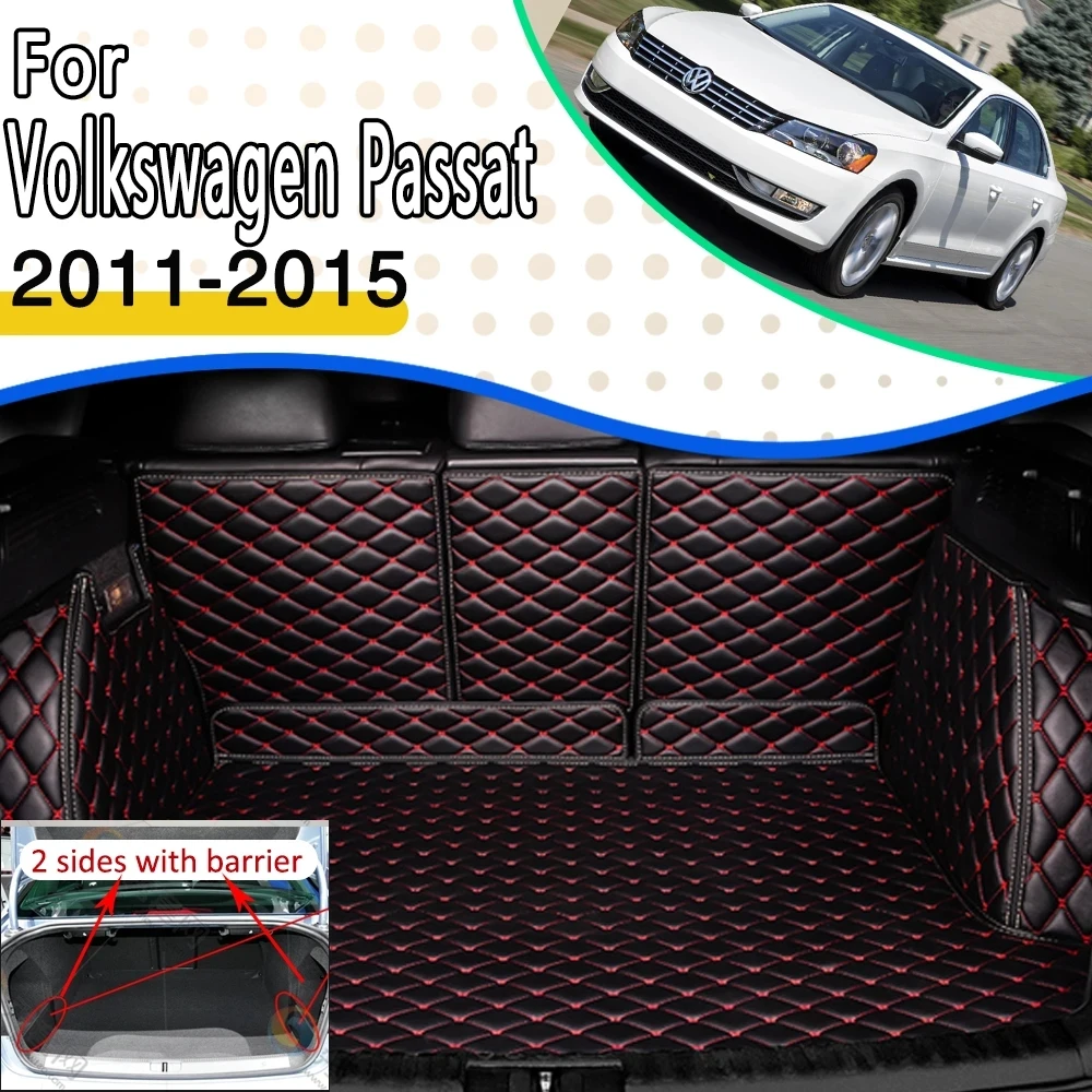 

Car Mat For VW Volkswagen Passat B7 2011~2015 Car Trunk Organizer Pad Car Rear Trunk Mat Car Interior Decoration Car Accessories