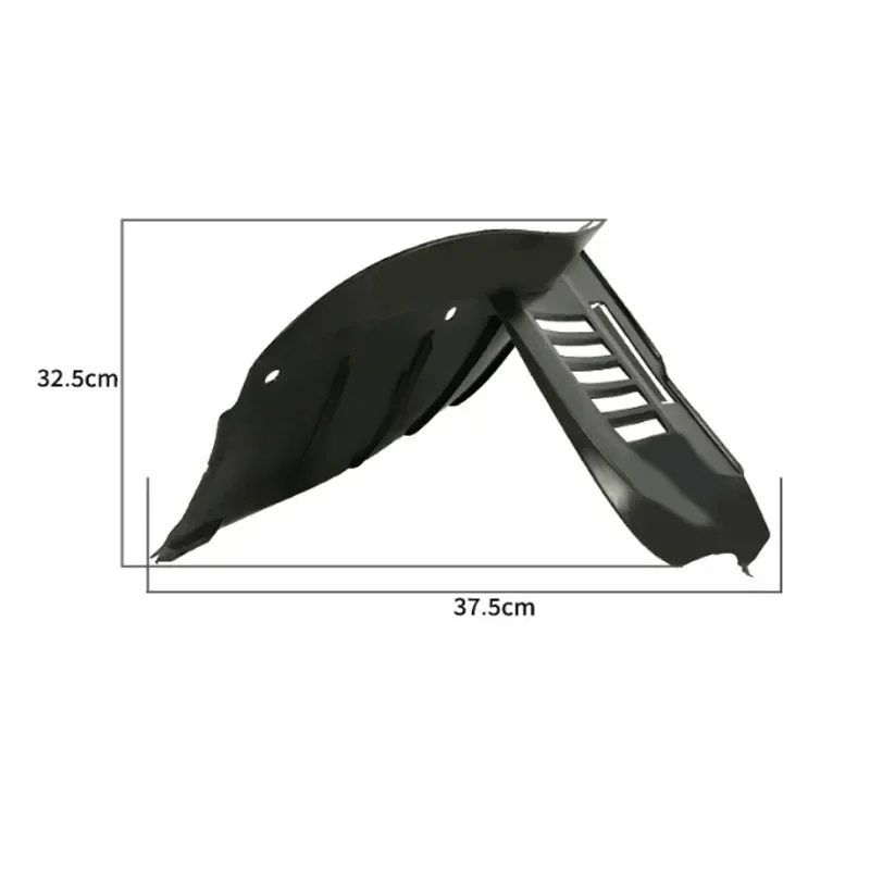 Left+Right Pair Mudguards Bumper Front Bumper Splash Panel Liner Trim Wheel Fender Kits for BMW 5 Series E39 1995-03 Accessories