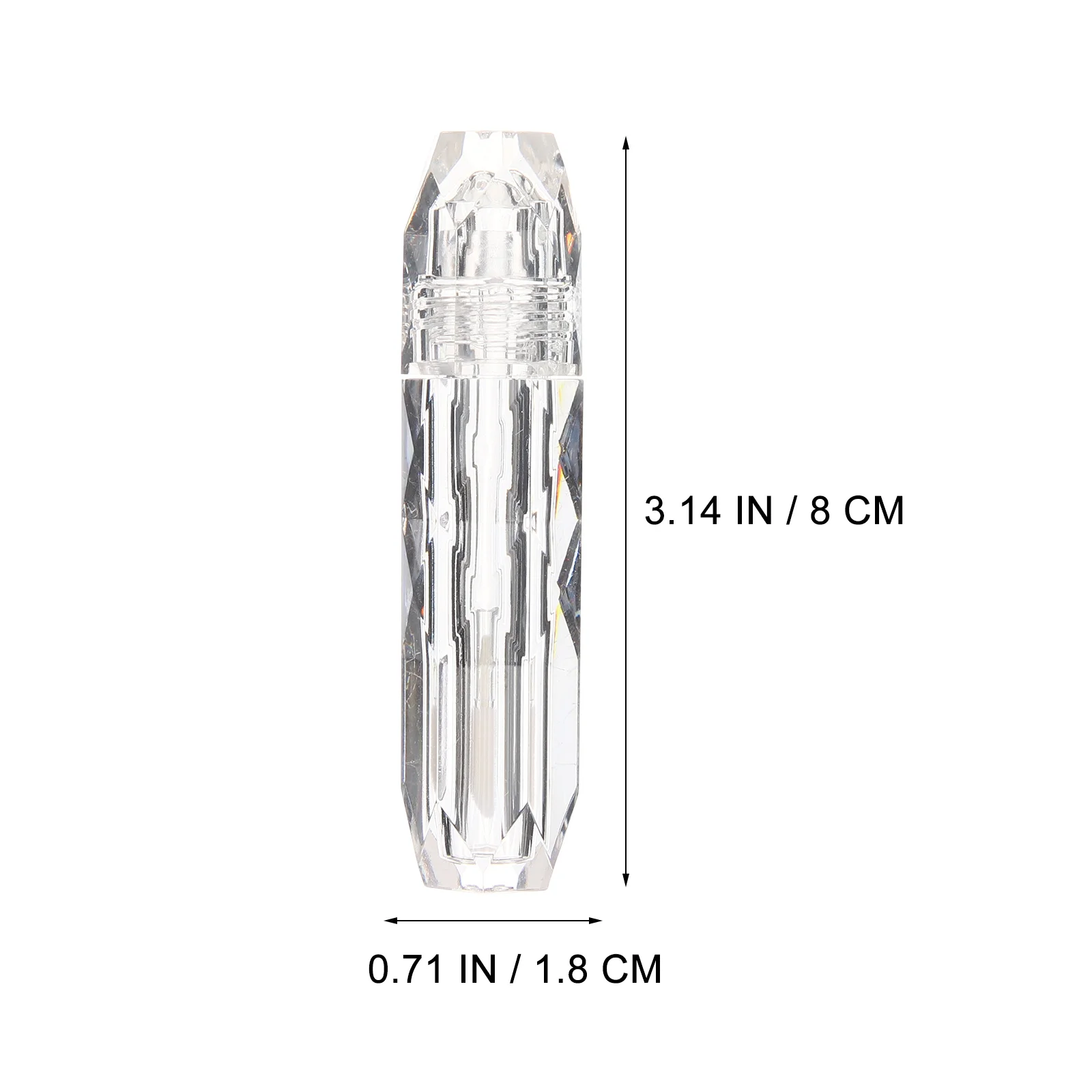 Tubes de brillant à lèvres transparents, conteneurs rechargeables avec brosse applicateur, supports de brillant à lèvres portables anti-fuite pour le maquillage, 4 pièces