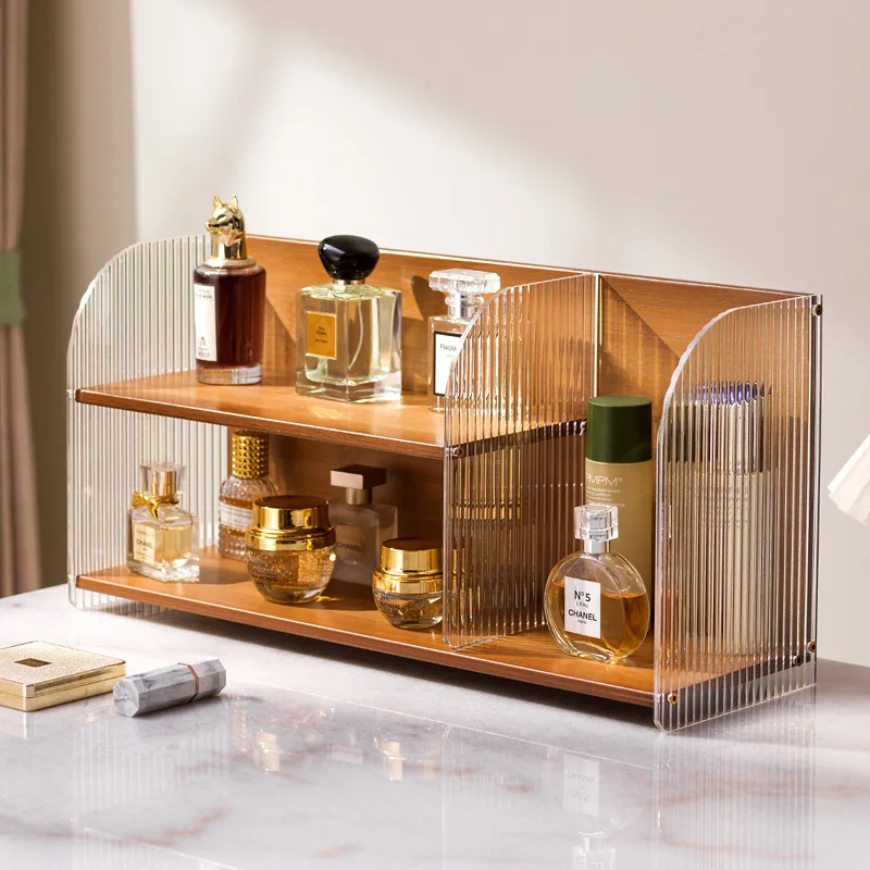

Cosmetics Storage Box Dresser Shelf Skin Care Products Perfume Shelf Desktop Premium Acrylic Storage Shelf