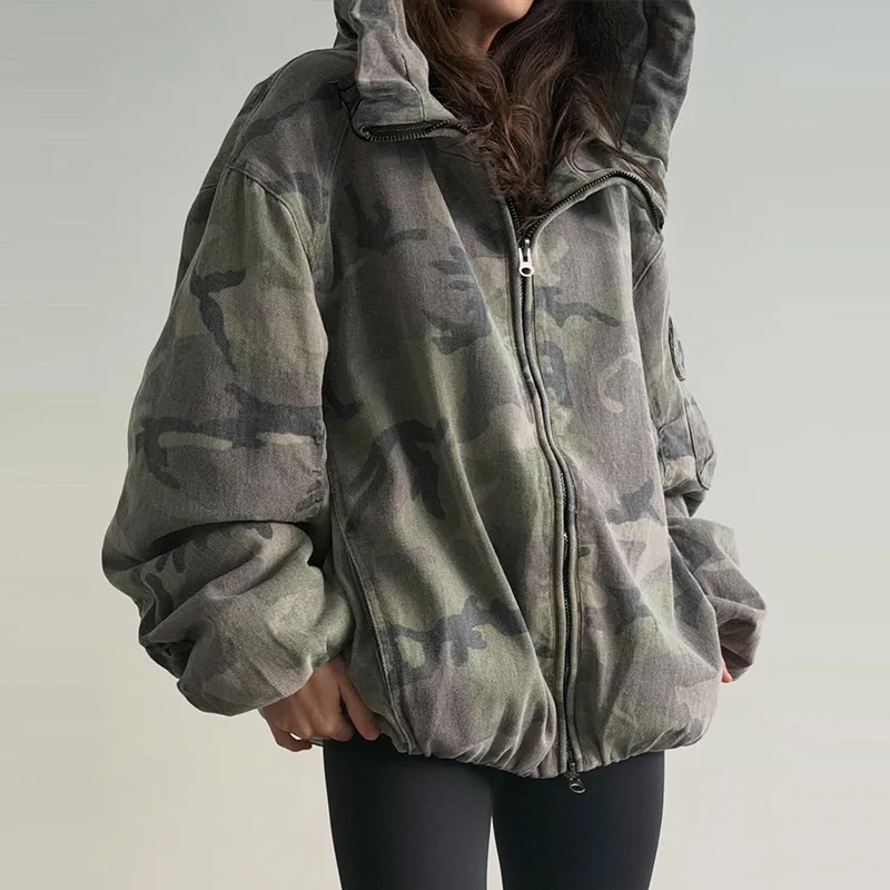 Ballon Silhouette Wolle Mischung Mantel Hosen Anzüge Frauen Elegante V-ausschnitt Seite Knopfleiste Dünne Jacke Hohe Taille Hose Neue Dame Outfit – Detail 10