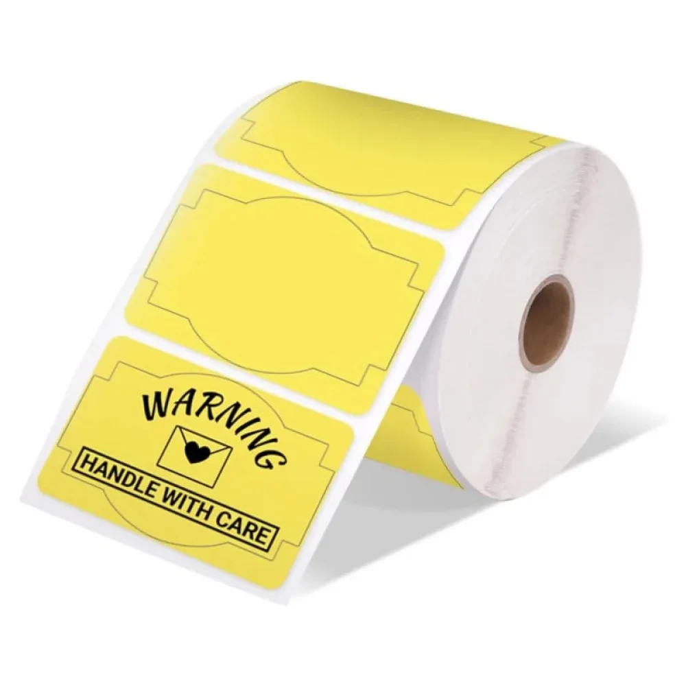 Thermal Barcode Labels For Phomemo Shipping Mailing Stickers Direct Adhesive Waterproof Address Tags Logistics Paper