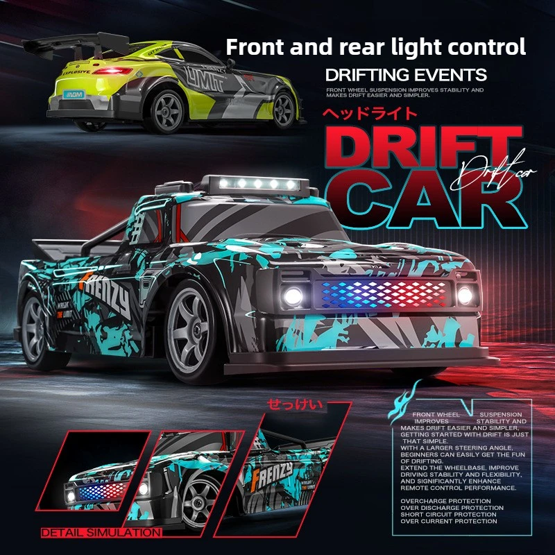 Cool Stuff Toy Car Funny Gift-Kawaii 1:16 Full-scale High-speed 4WD Rc Drift Car, afstandsbediening auto, monstertruck, speelgoed voor kinderen