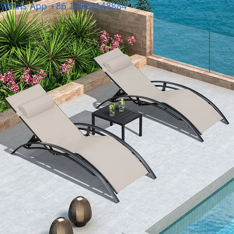 Outdoor Lounge Chair for Balcony Beach Pool Patio Rest and Relaxation