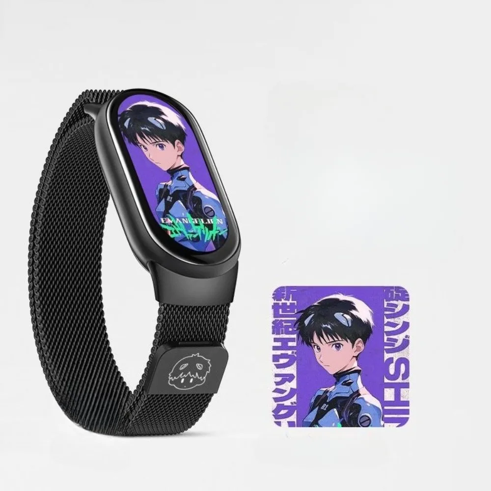 NEON GENESIS EVANGELION Ikari Shinji ремешок для часов аниме мультфильм подходит для XIAOMI 8/9, студенческий браслет, ремешок для часов, подарки