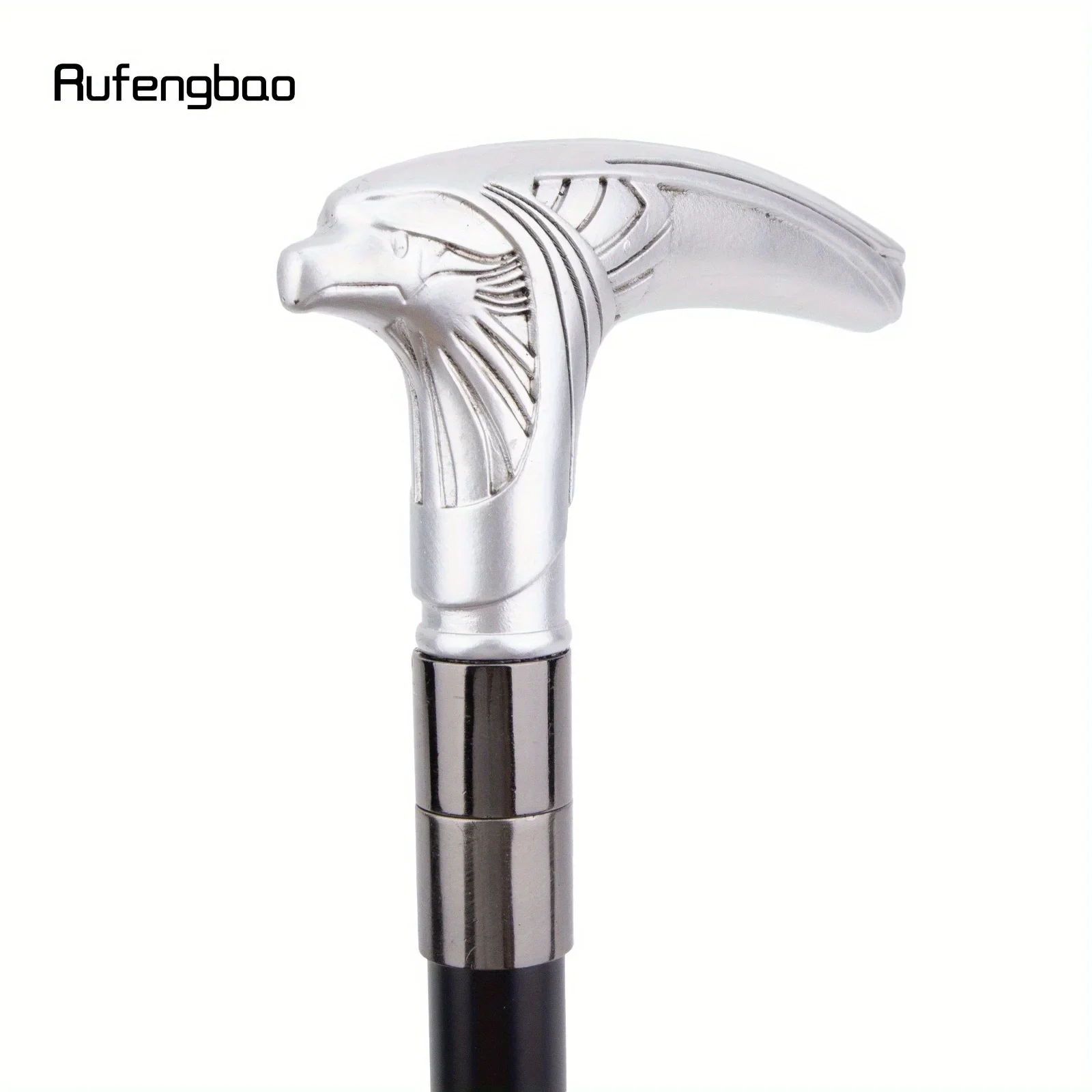 الأبيض الراتنج النسر رئيس عصا للمشي موضة عصا الزخرفية شهم تأثيري قصب مقبض Crosier أداء المرحلة قصب 94 سنتيمتر