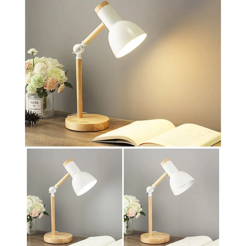 Table Lamp For Study LED Desk Lamp Battery Not Include Dimmiable Mini Table Top Lantern Cute Flexo Book Light Office Smart