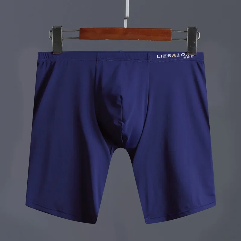 

Men Sexy Trunks Pouch Bulge Underpants Male Summer Ice Silk Underwear Stretch Sports Knickers Breathable Panties Boxers Panties