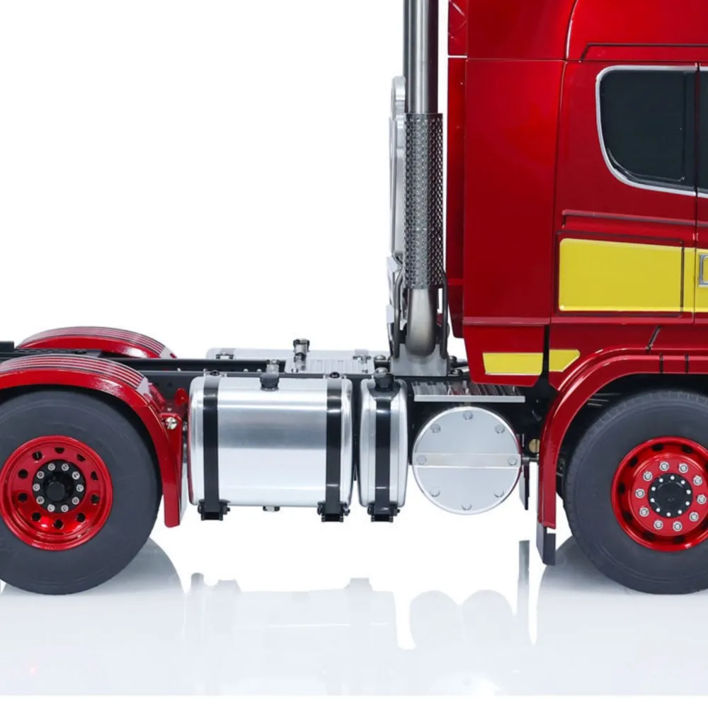 

SALE 6x6 Customized LESU 1/14 RC Tractor Truck Metal Chassis Model Remote Control Cars Smoking Unit Lights Sounds Toy THZH1635