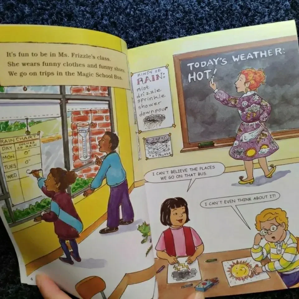 The Magic School Bus for Children, Cleaning Science, Rerouround Kids Reading Story, PleSet, New Toys, Hot, 23