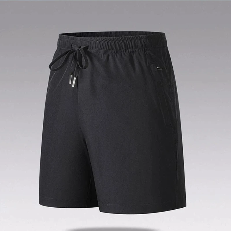 

Men's Summer Ice Silk Quick Dry Shorts Loose Fit Casual 5-Point Beach Shorts