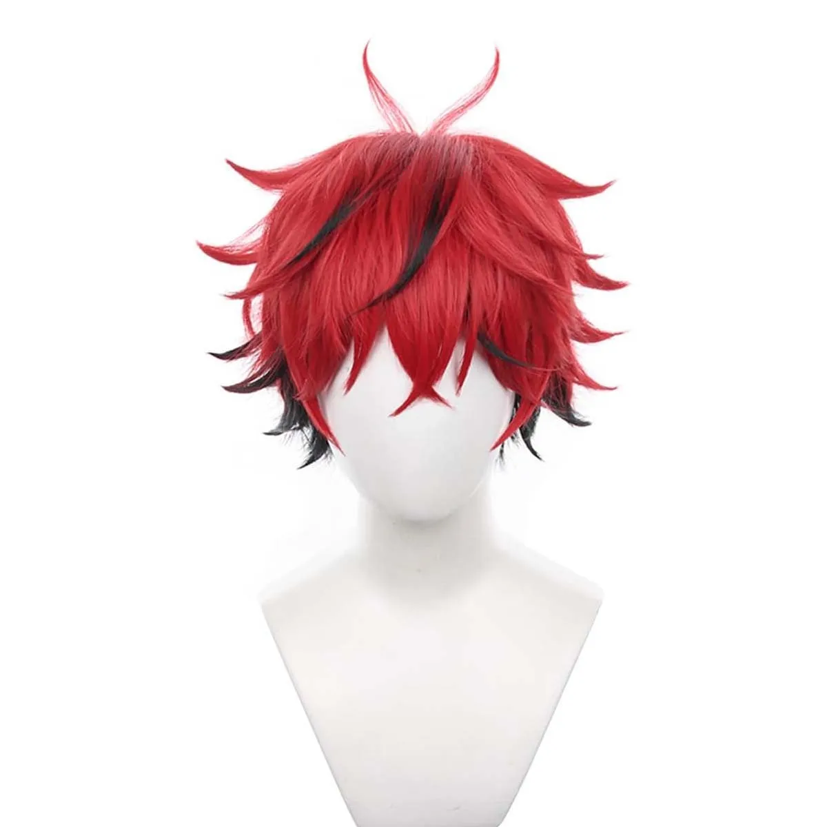 2026 quality Goods Men Anime Gokurakugai Cosplay Alma Heat Resistant Red Hair Wig