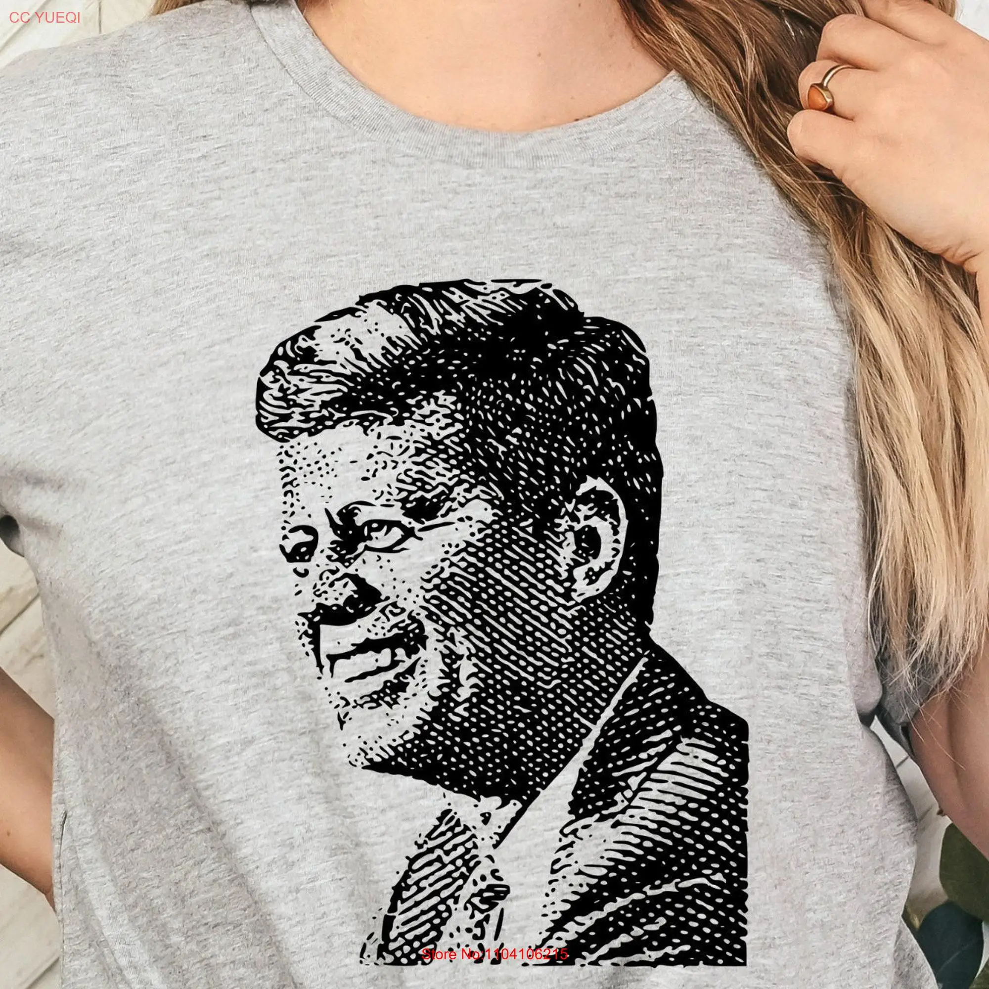 John F Kennedy T Shirt President JFK for Dad Mom Grandpa Grandma Memory long or short sleeves