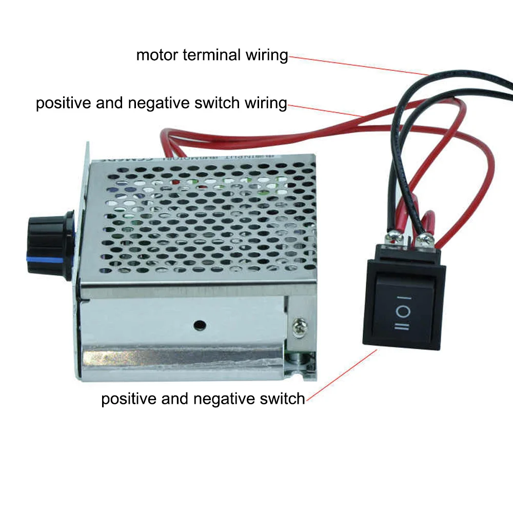 12V-50V DC Motor Drehzahlregler 750W Hochleistungsmotor Drehzahlregler Vorwärts- und Rückwärtsmotorantrieb 30A Motorsteuerungsschalter