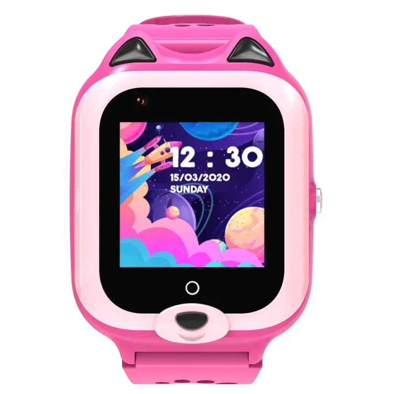 Wonlex 4G WIFI Kids Smart Watch GPS Position Tracker Video Call Children SmartWatch Two-way Voice Chat SOS Call GEO Fence  KT22