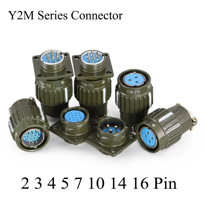 

Y2M Series 21mm Y21M Fast Buckle Aviation Cable Connector Plug Male & Female 2/3/4/5/7/10/14/16 Pin 2p/3p/4p/5p/7p Army Green