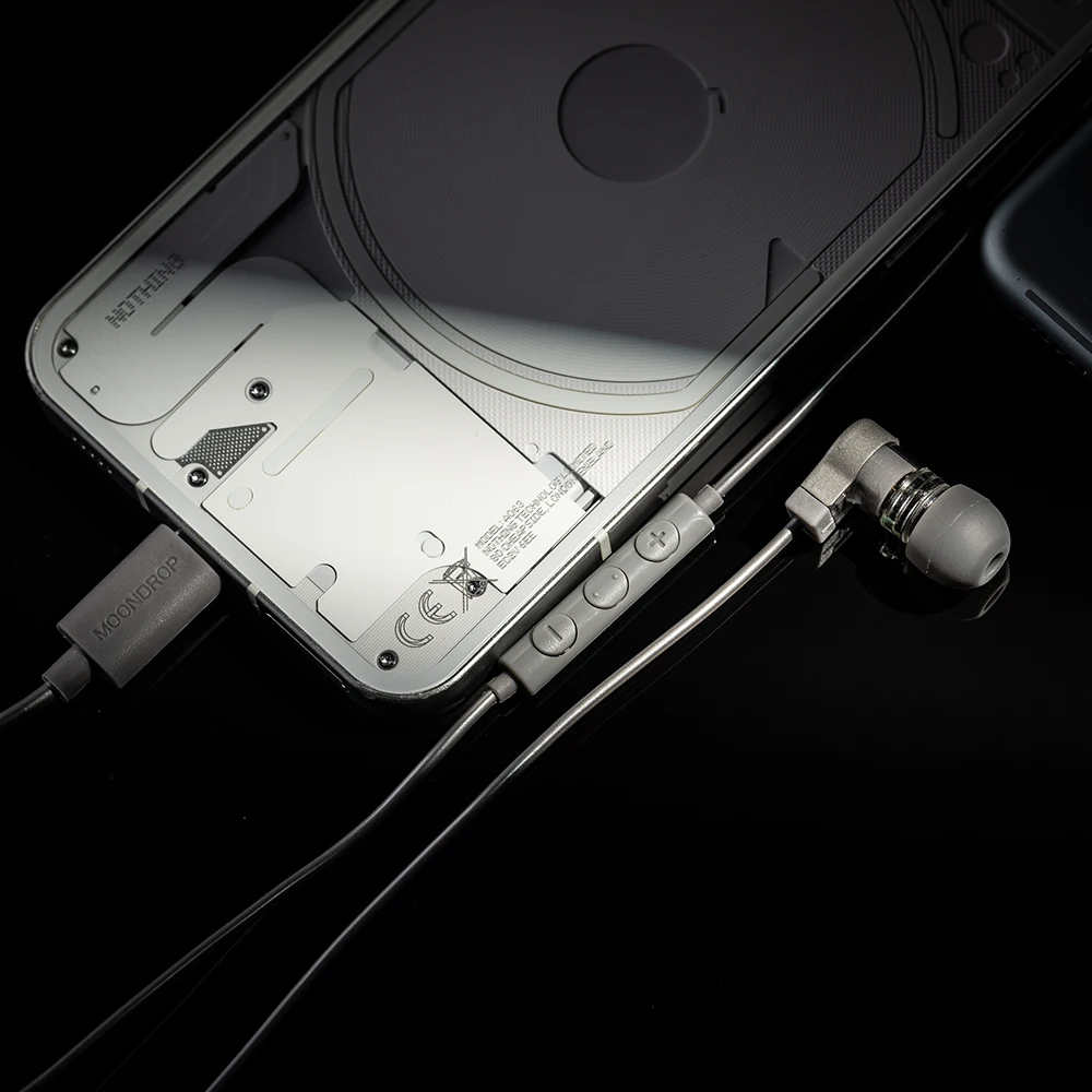 سماعات أذن MOONDROP Quark 2 DSP Type-C محرك ديناميكي HiFi USB C داخل الأذن سماعة أذن فك تشفير سماعة رأس سلكية