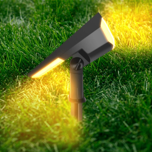 Outdoor Solar Lawn Light 32 LED High Brightness Illumination Spotlight RGB Garden Courtyard Lighting Tree Ground Plug-In Light