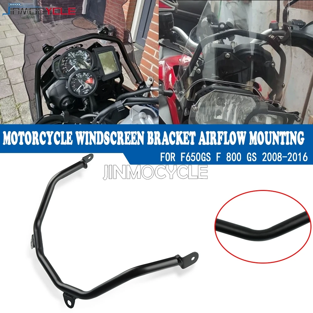 

Windshield Support WindScreen Bracket Airflow Mounting For BMW F650GS F 650 800 GS 2008-2017 2016 2015 2014 F800GS GS800 GS650
