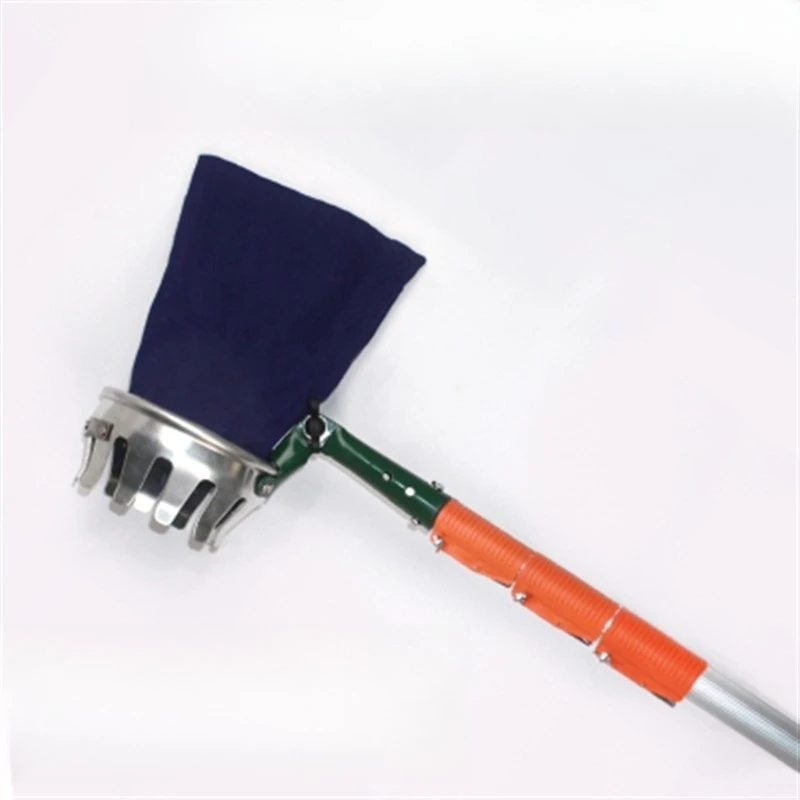 Lightweight Aluminum Alloy Fruit Picker, Multi-purpose High Reach Harvest Tool for Persimmon & Waxberry