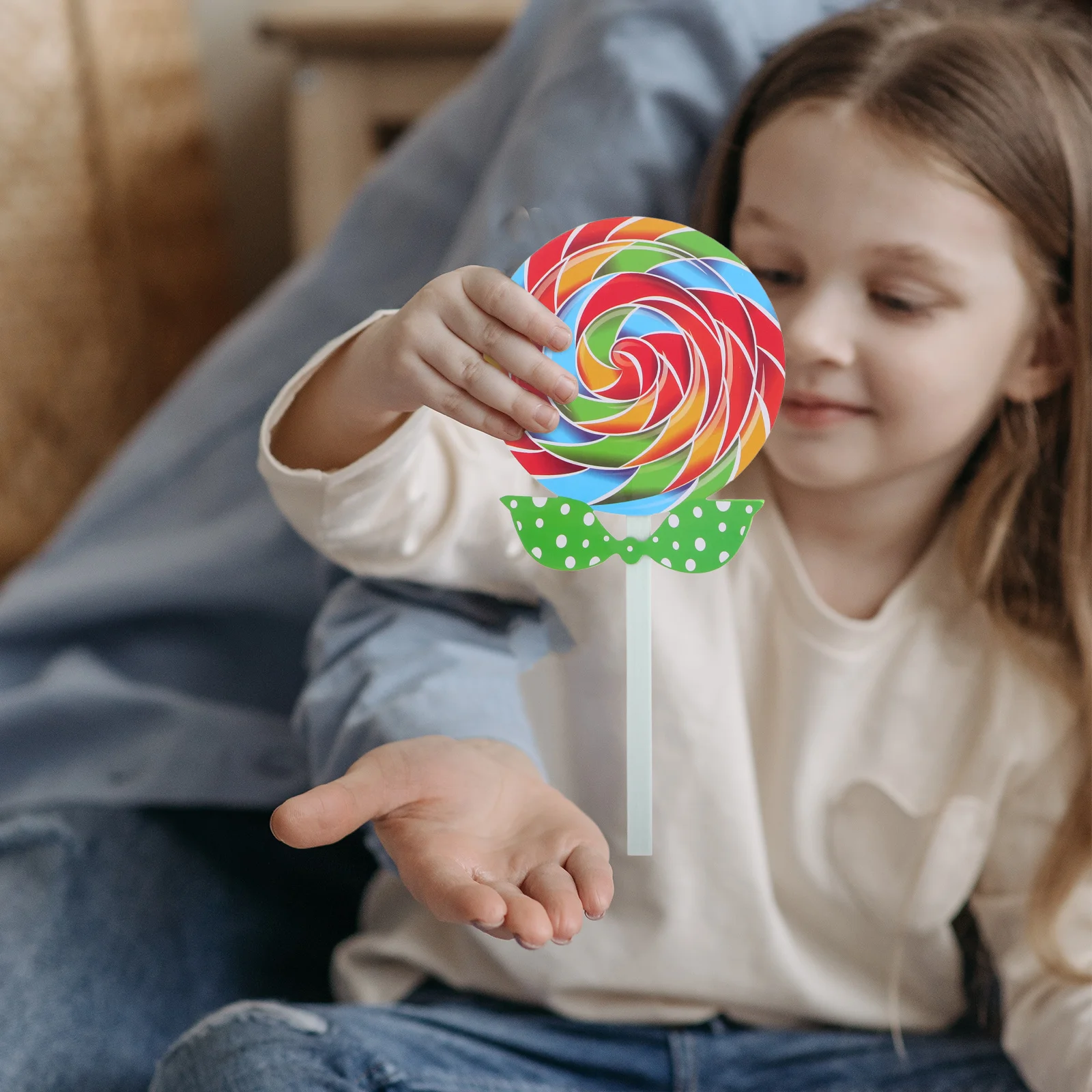 4 قطعة دعائم مصاصة كبيرة ملحقات أداء لافتة للنظر للأطفال عروض الرقص في الاستوديو لالتقاط الصور الفوتوغرافية لحديثي الولادة