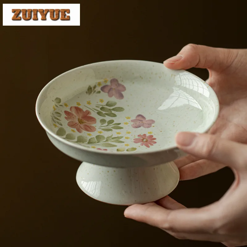

Китайский стиль, чайная закуска, фруктовая тарелка, креативная кондитерская тарелка, бытовые тарелки для еды, чайная церемония, принадлежности, украшения