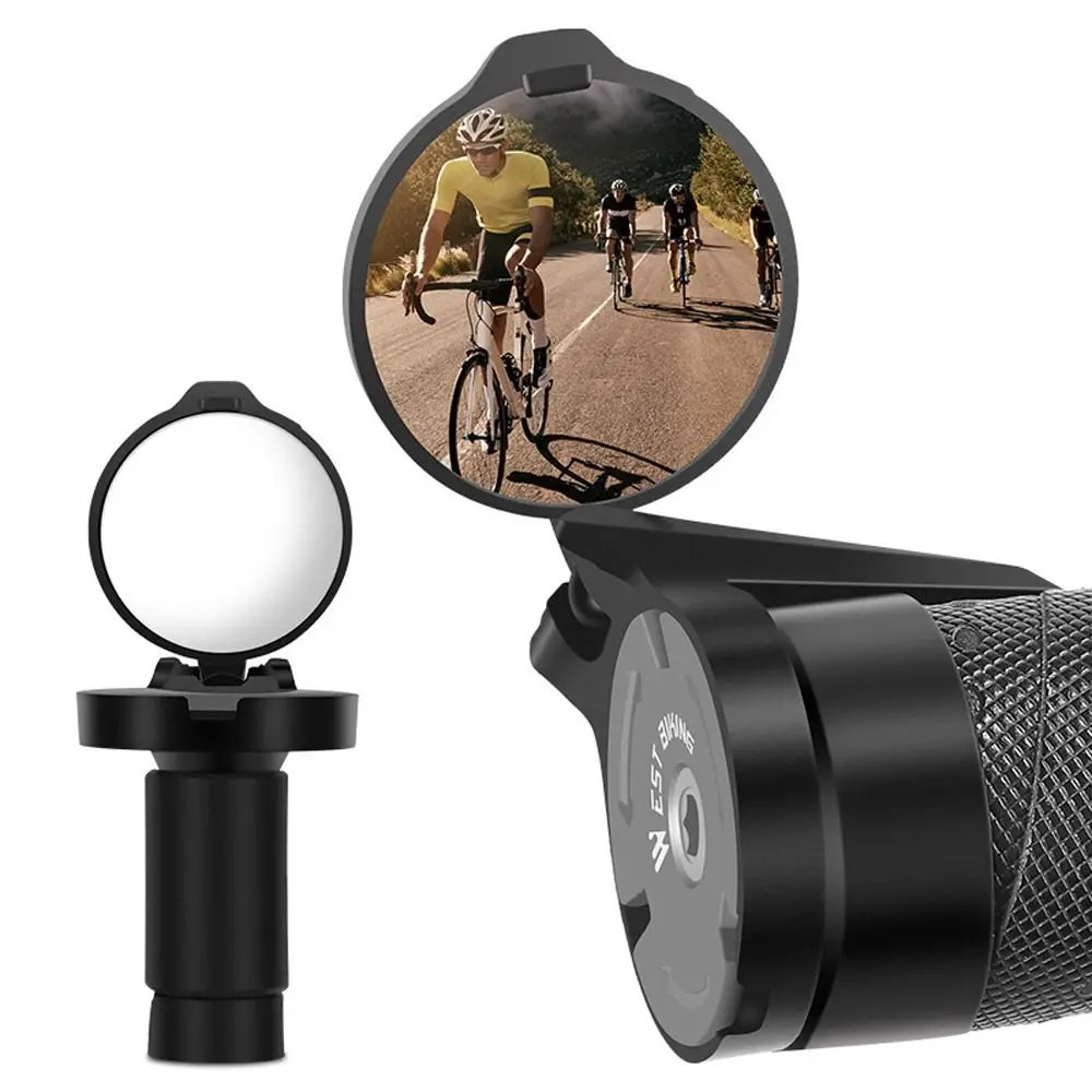 

Flexible Cycling Mirror Small Convex Handlebar End Mirror Bike Handlebar Mirror Bicycle Rearview Mirror Rearview Mirror