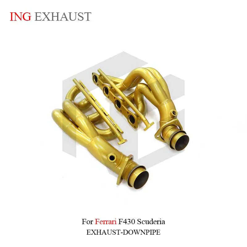 For Fashion Stainless Steel Exhaust System Header For Ferrari F430 Scuderia With High Flow Performance Auto Turning Pipe Parts