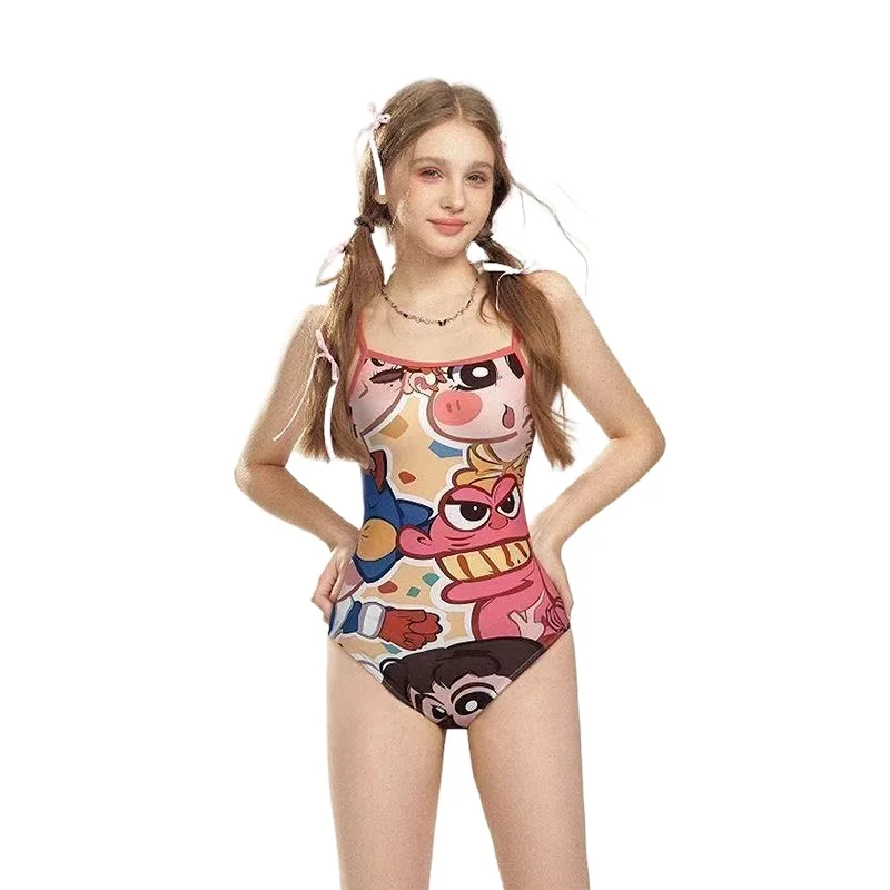 Grils with Chest Pad Racing Swimsuit , One-piece Professional Training Competitive Sports Swimming Clothing