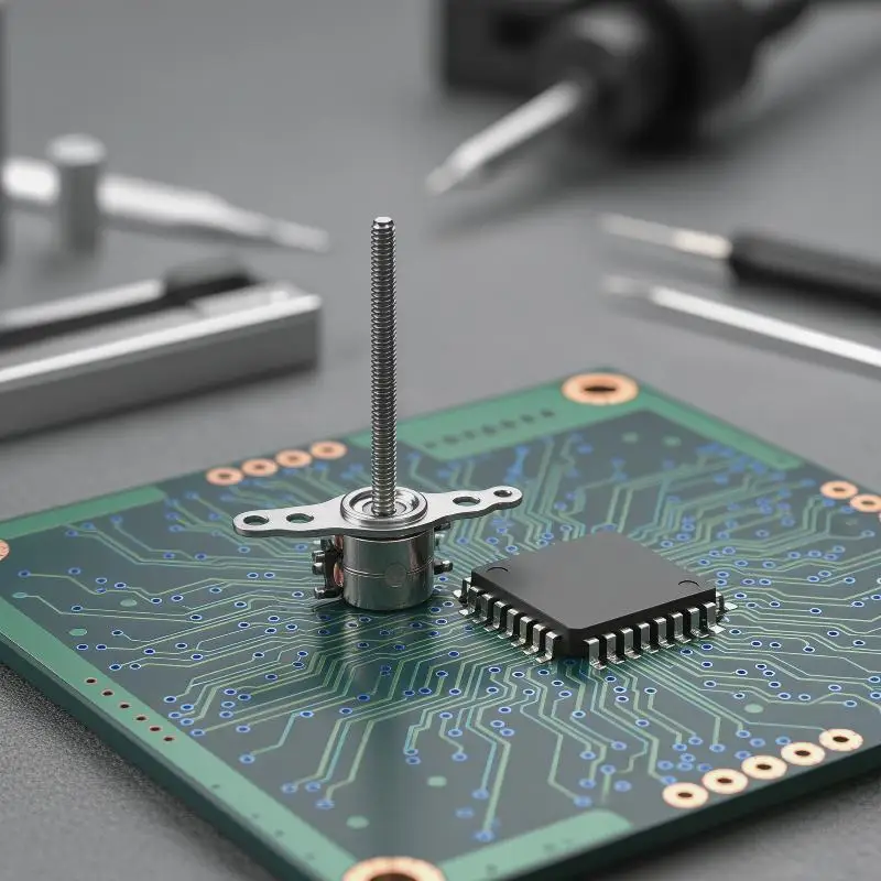 Mini Micro Stepper Motor 6mm Adjustable 2 Phase 4 Wire Long Shaft for Smart Home Device Components