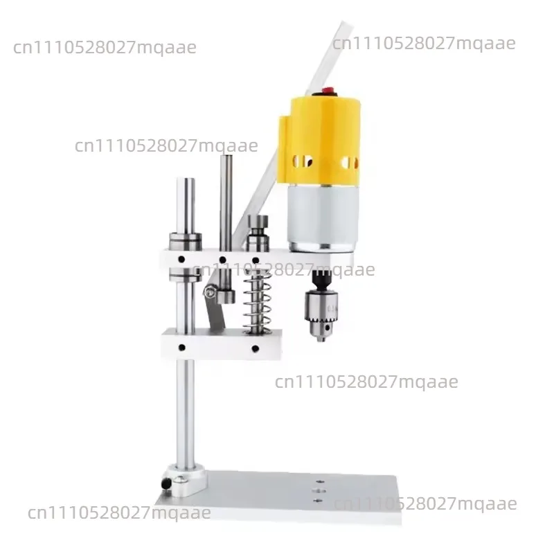 DIY mini table drill JM802 woodworking drilling PCB drilling 775 motor mini jade desktop mini drill